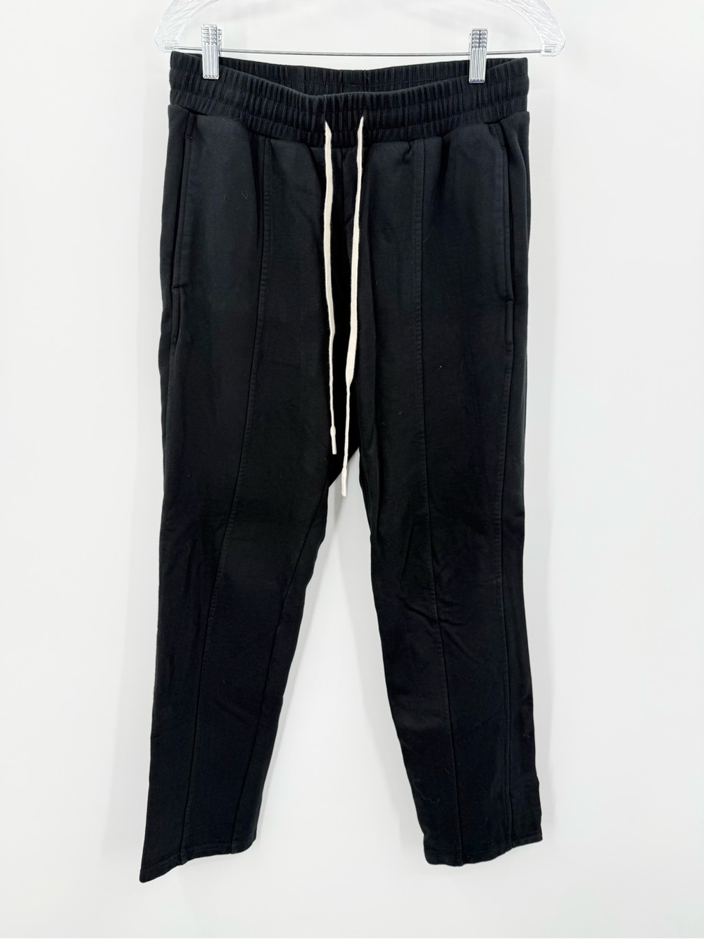Climax Vision Black Drawstring Tapered Leg Sweatpants Size Large